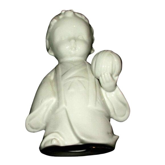 Oriental Girl Figurine‎ Collectible Porcelain Statue Home Decor Gift - Picture 4 of 8